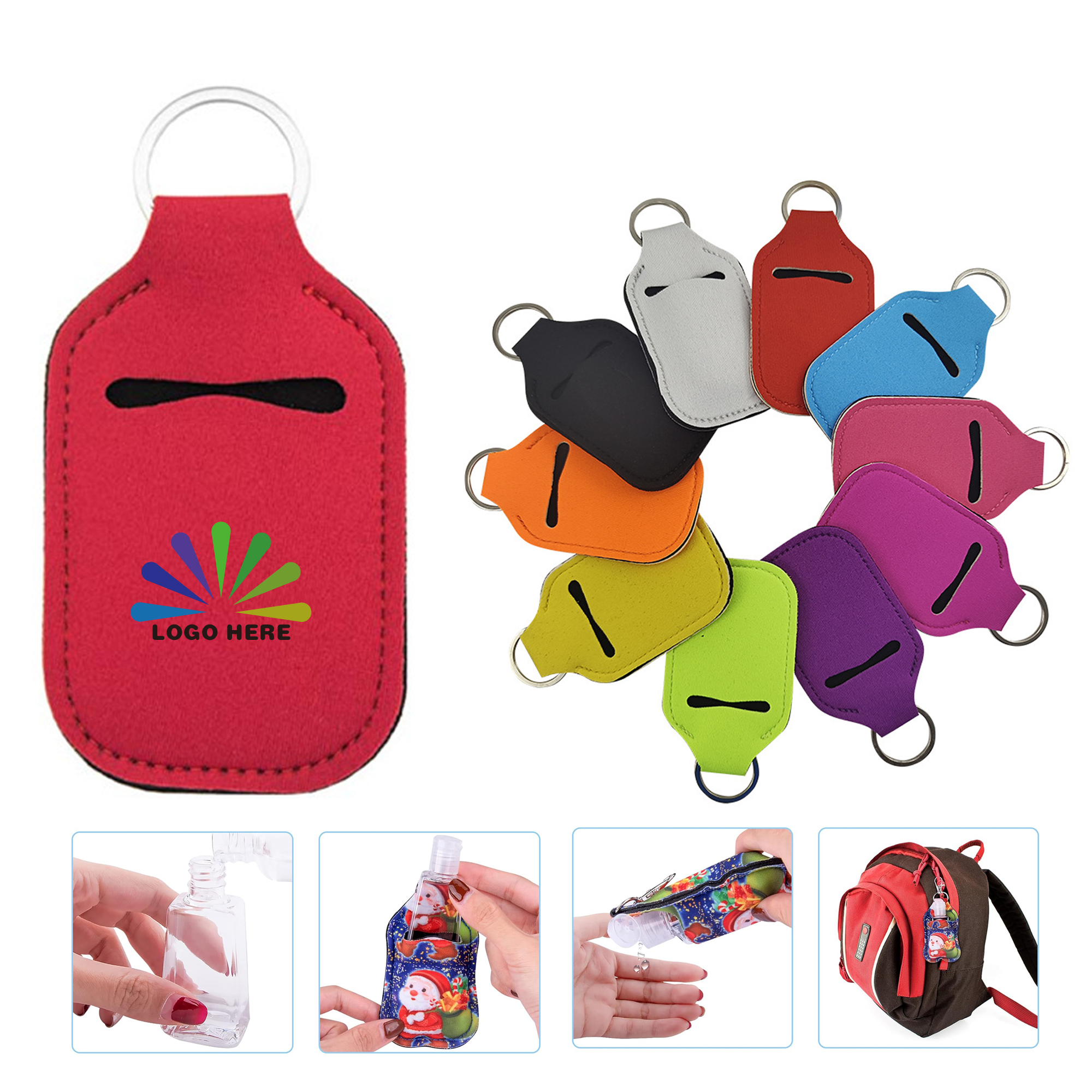 1oz Perfume Bottle Keychain Holder