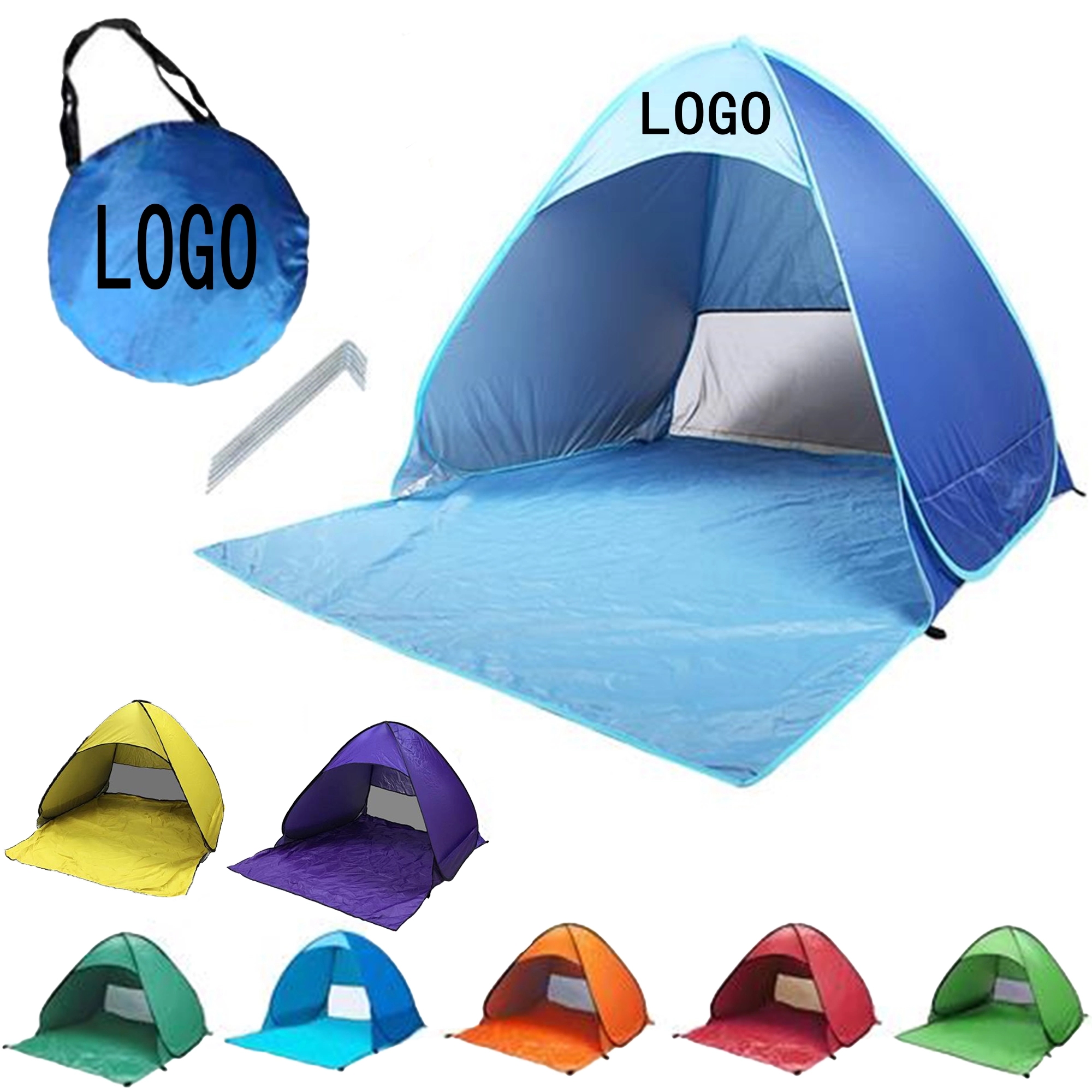 Waterproof and sunscreen beach tent