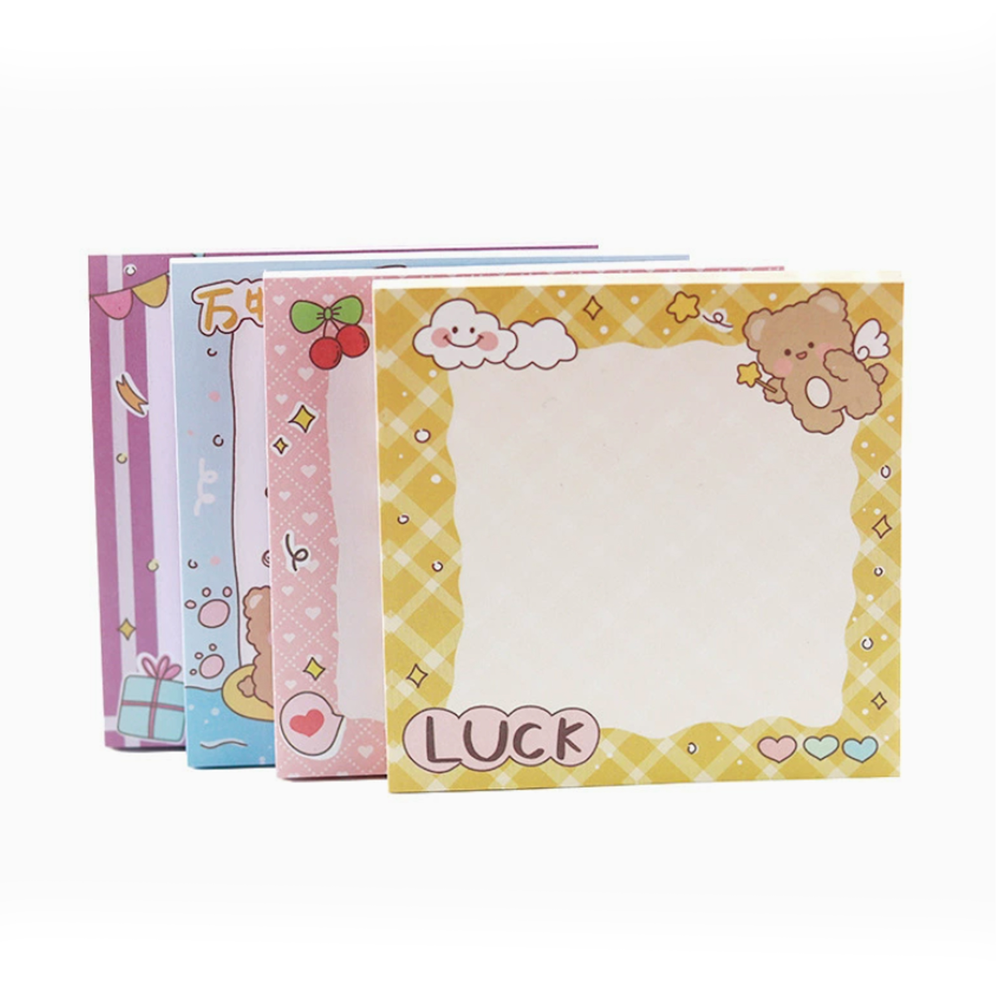 Sticky Notes Colorful Self Stick 4