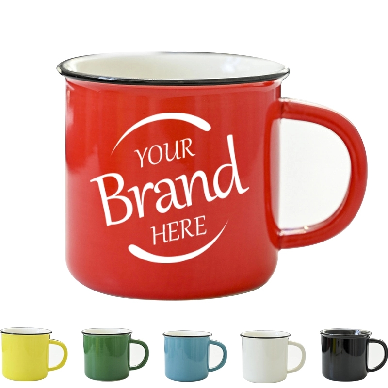Colorful Ceramic Mugs With Handle