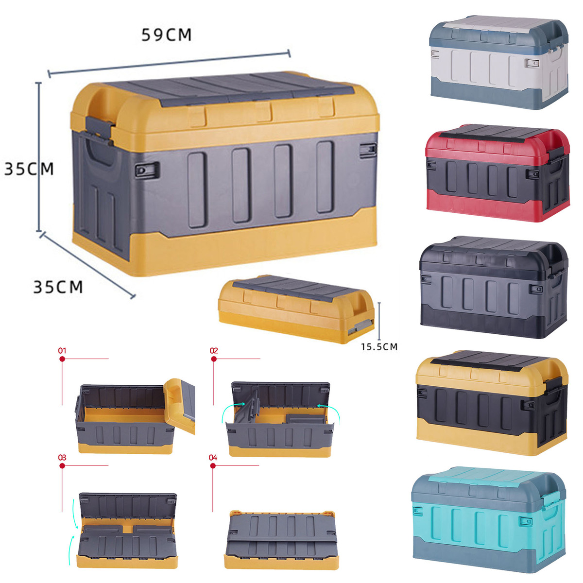 Foldable Car Trunk Organizer