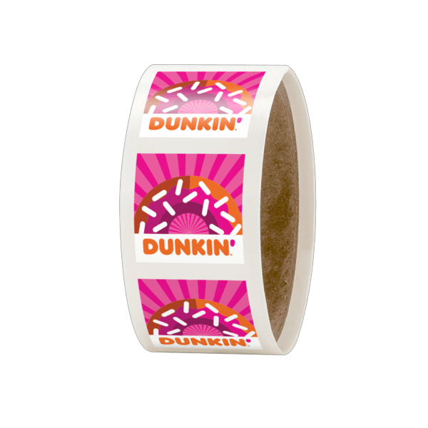 1" x 1" Square Roll Labels