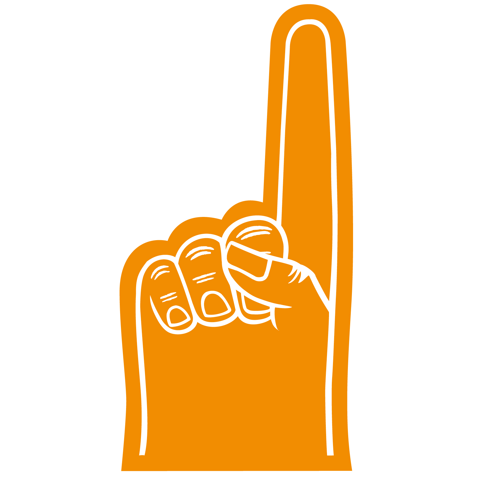 7.5" Foam Hand 67