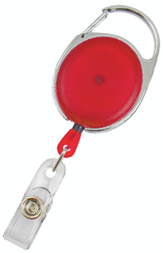 Heavy Duty Carabiner Badge Reel - Close Out 28