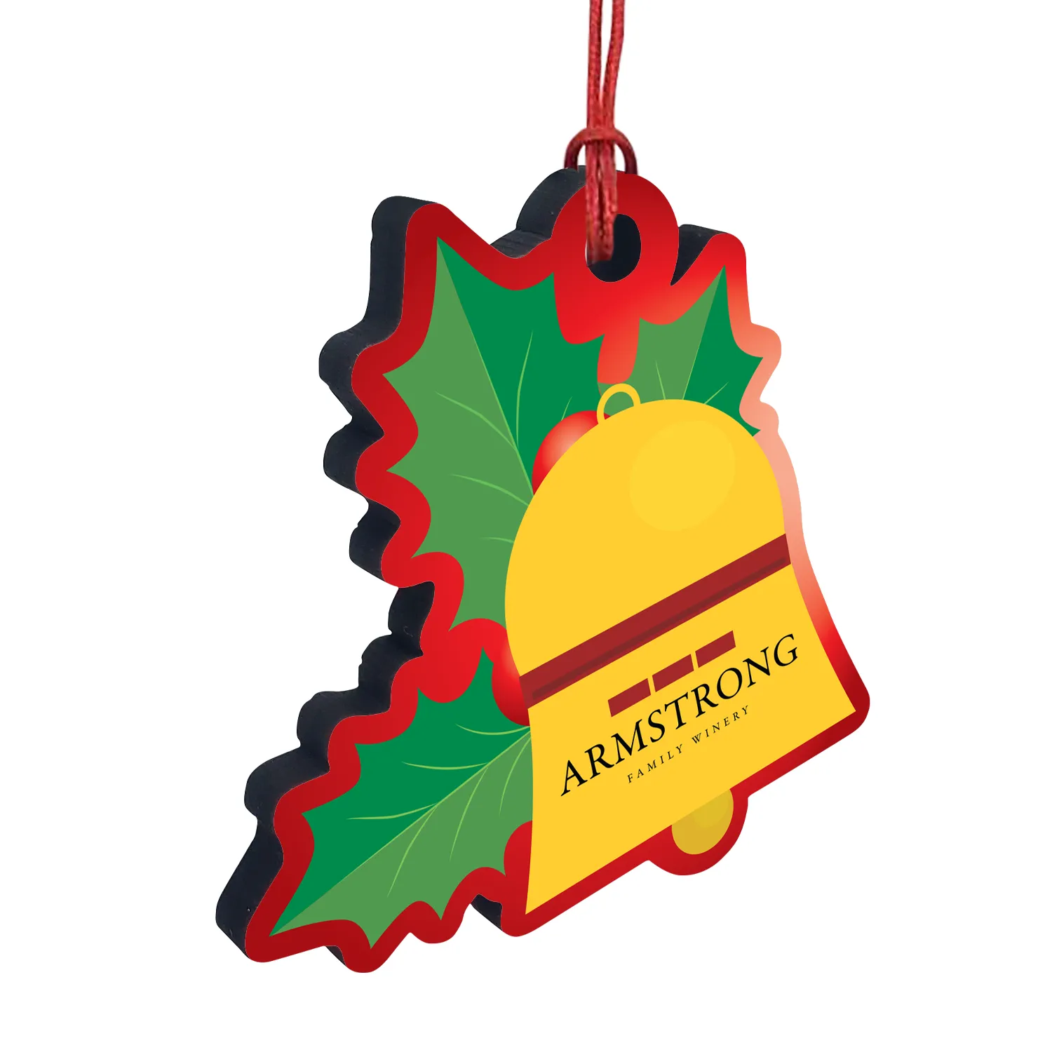 1/4" Recycled Wood Ornaments 11