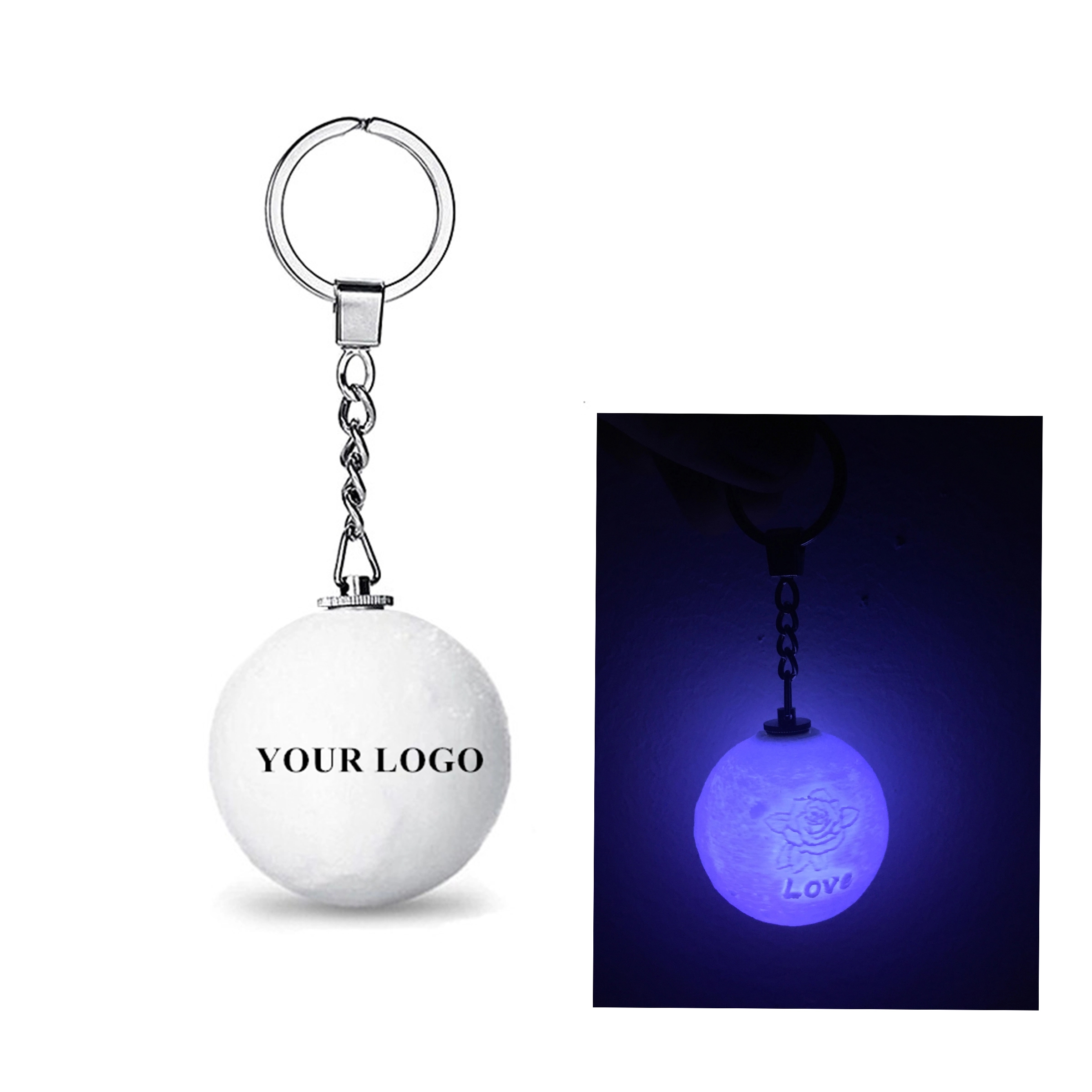 Moon Shape Keychain MOQ 50PCS 4