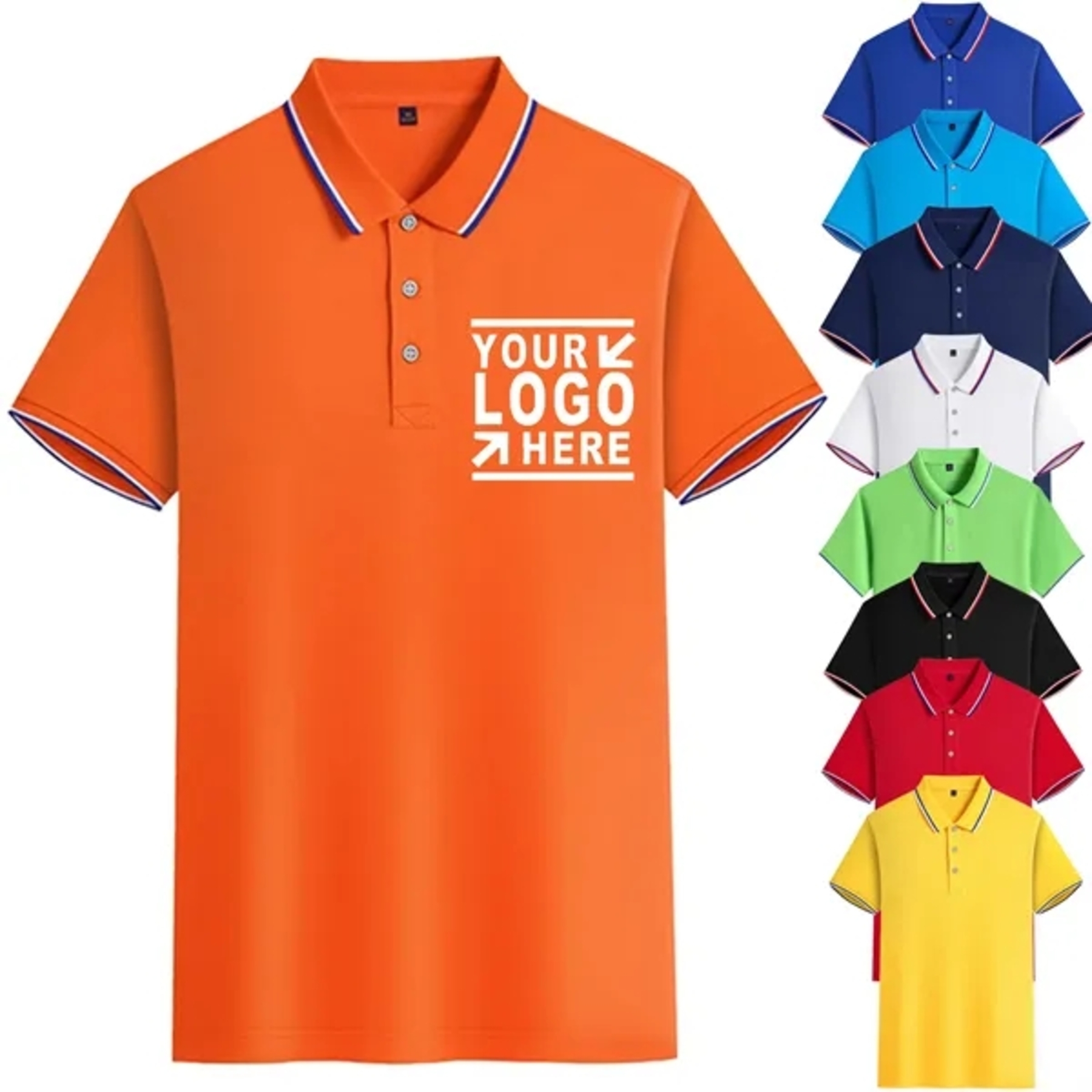 Unisex 230GSM Sublimated Cotton Polo Shirt