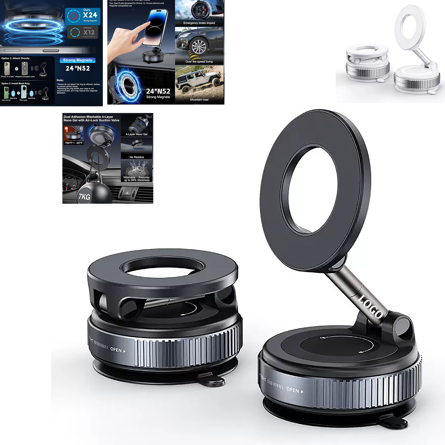 Magnetic Suction Phone Holder 8