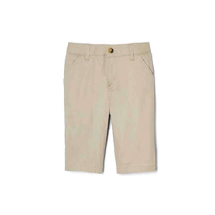 Girls Skinny Stretch Shorts - Size 5 Khaki 3