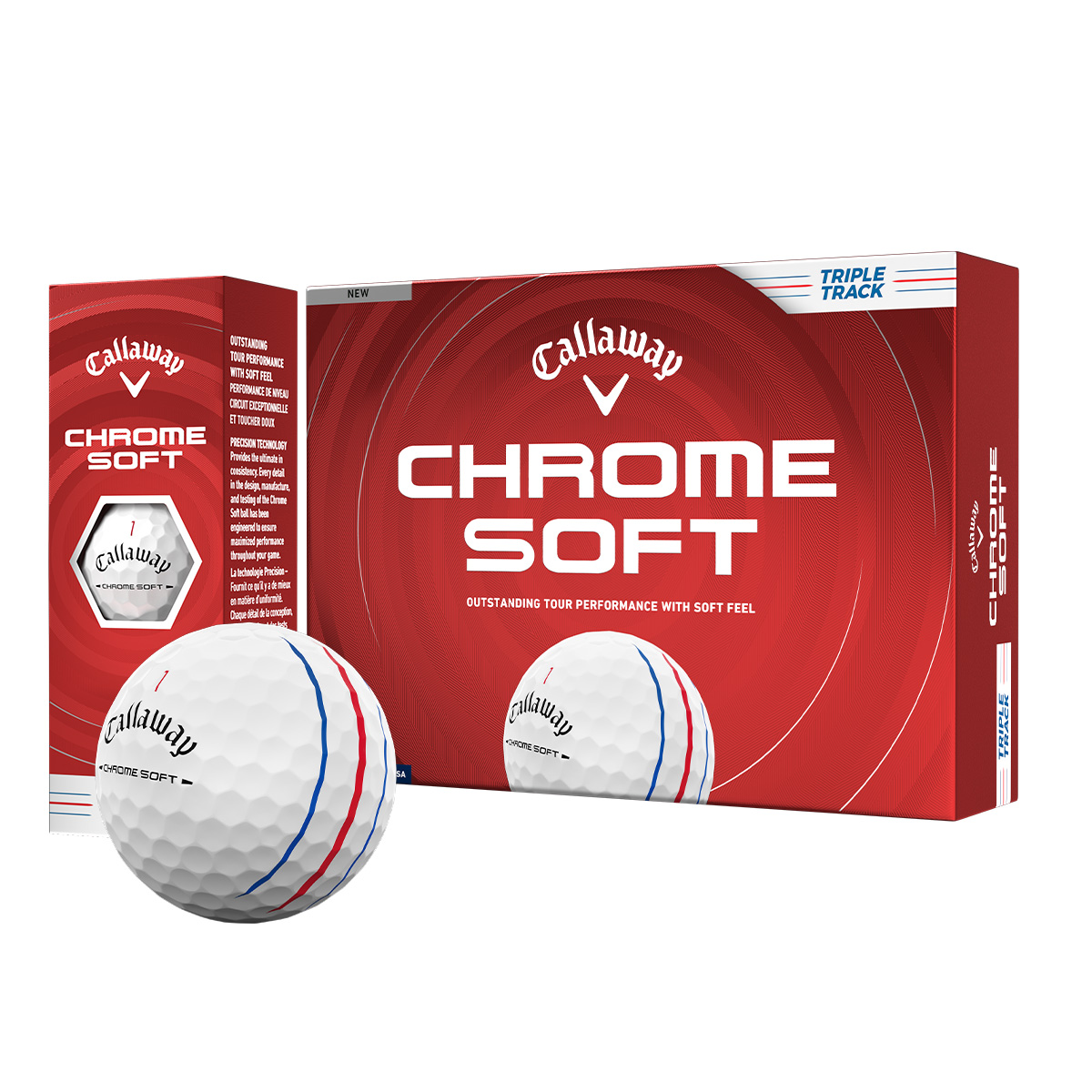 Callaway Chrome Soft Triple Track Golf Balls 18