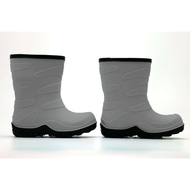 Youth Rubber Boots - Gray Sizes 2-4 Ages 6-11 Years 3