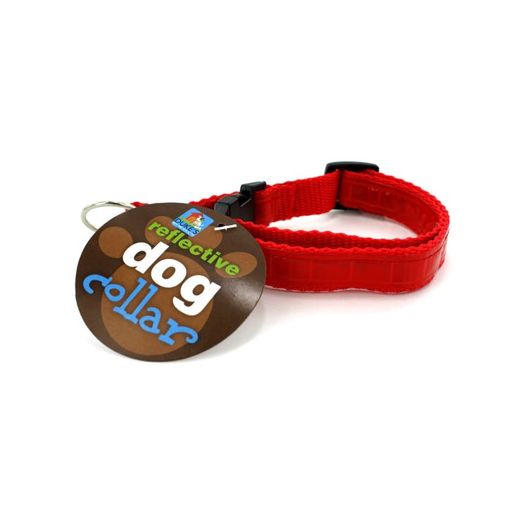 Adjustable Reflective Dog Collars - Assorted Colors 14" 3