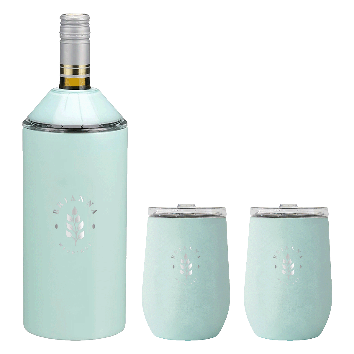 Vinglacé Wine Bottle Insulator and Glass Set - Thumbnail 4