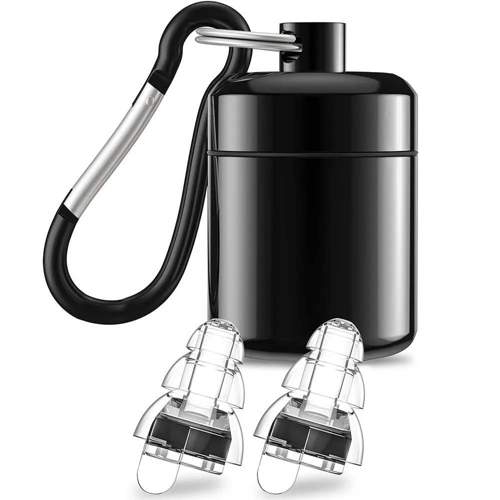 High Fidelity Concert Earplugs With Case & Carabiner Clip 9