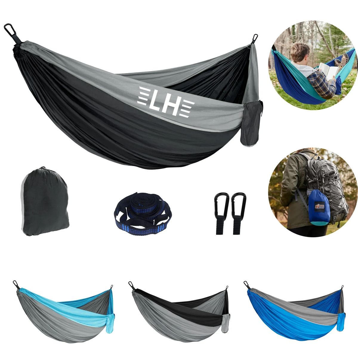Portable Camping Hammock With Pouch
