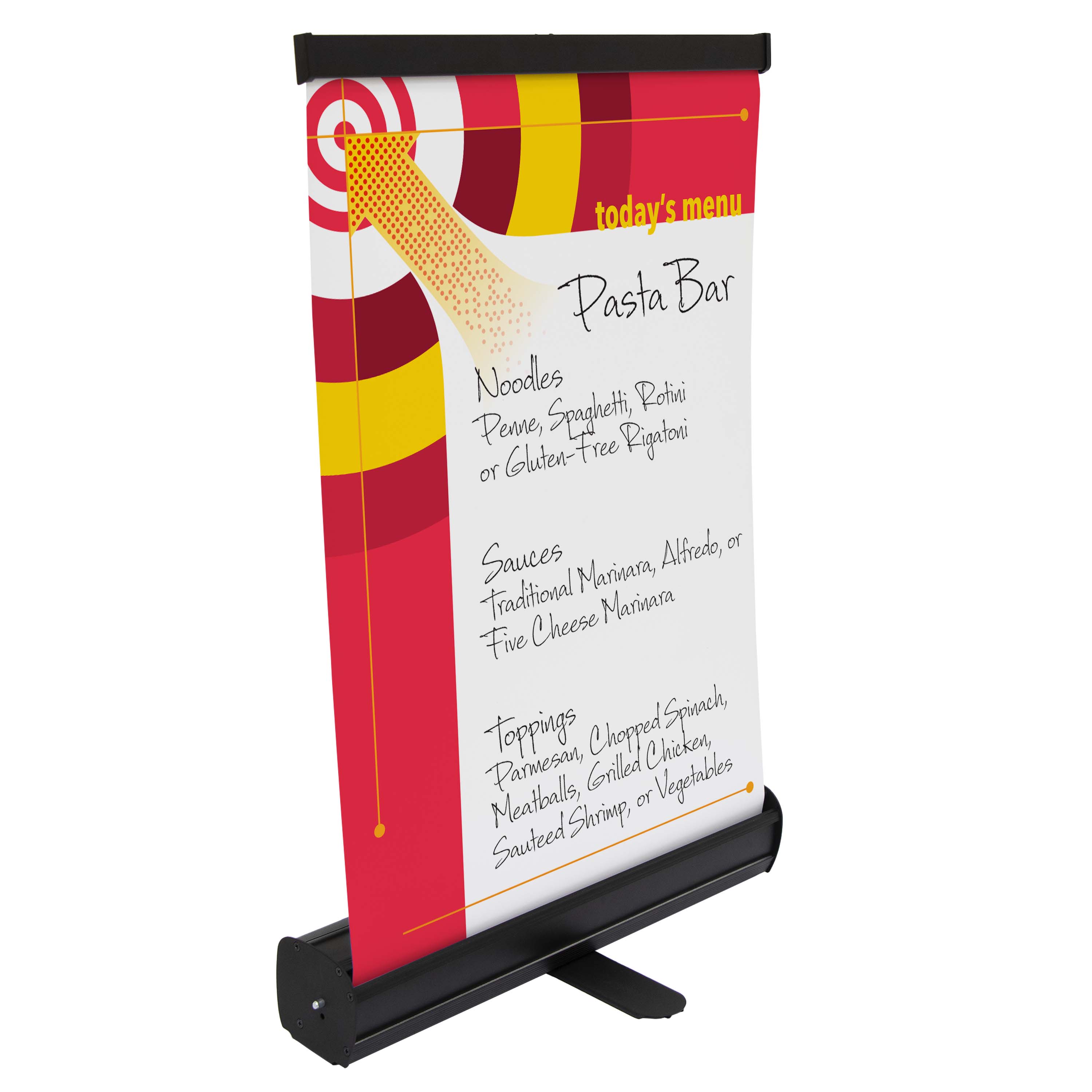 18" Economy Tabletop Retractor Kit (Dry-Erase Media) 15
