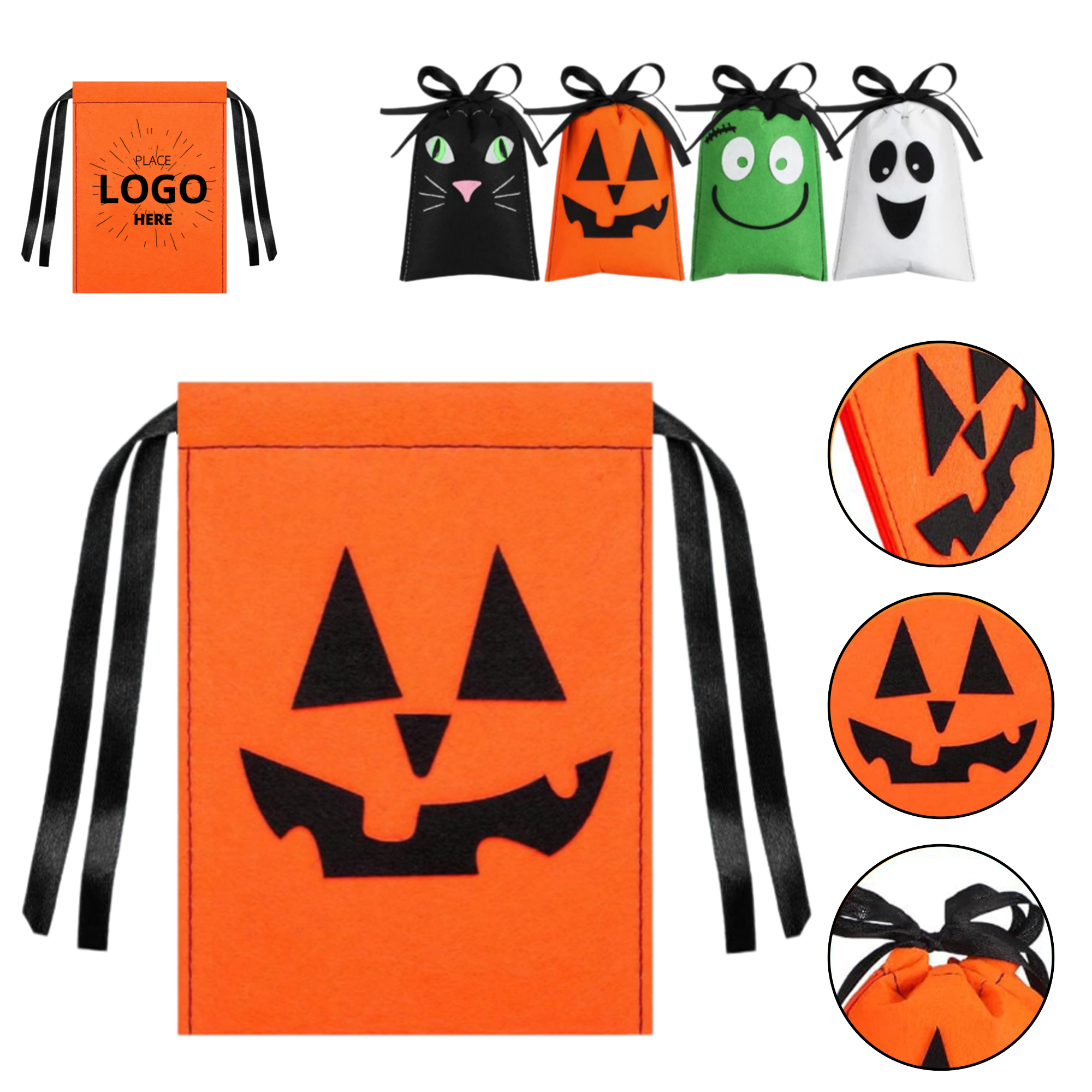 Drawstring Halloween Gift Bag 2