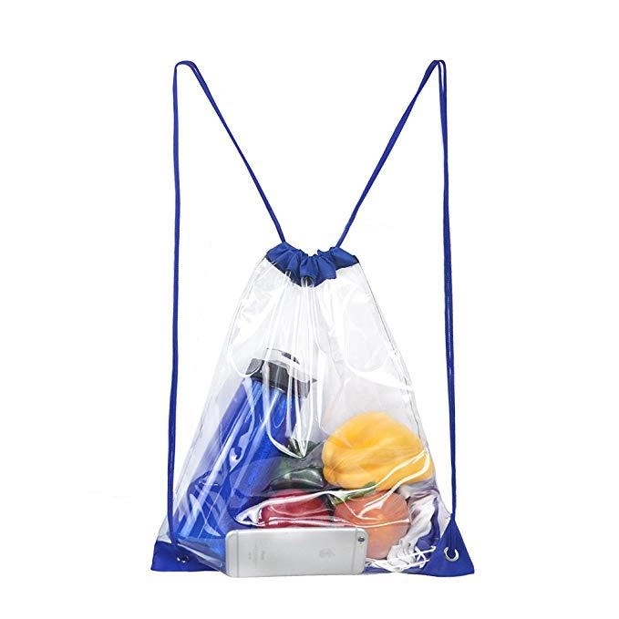 Drawstring Backpack Clear Stadium String Bag