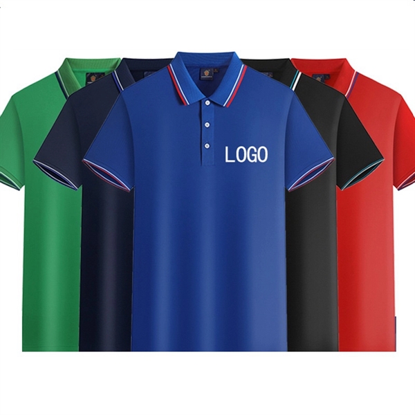 Colorful Men Polo Shirt Cotton for conference campaigns