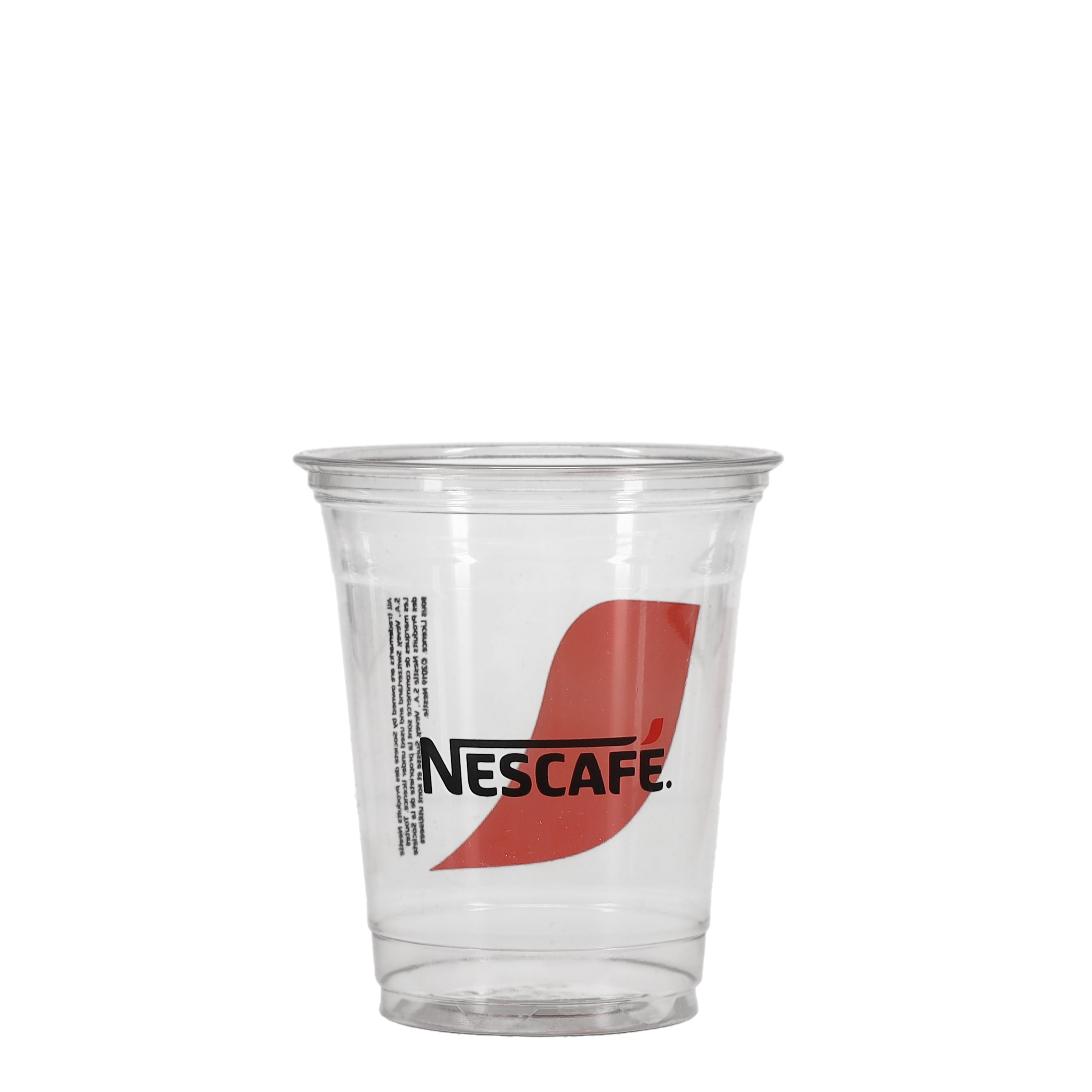 12/14 oz Soft Sided Plastic Cup Clear Hi-Speed Print 3