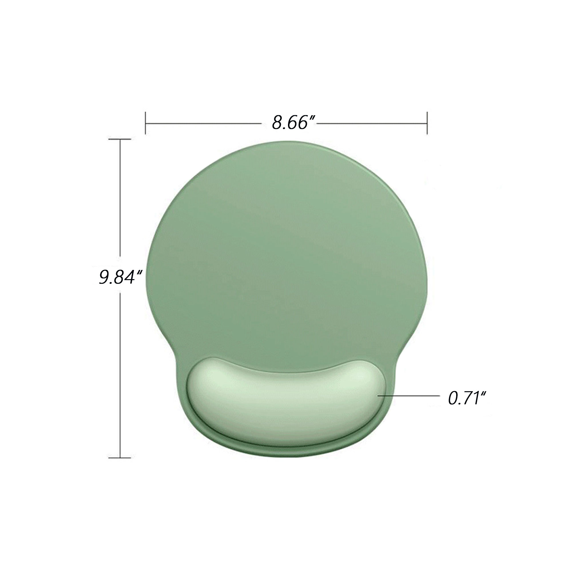 Office Mouse pad with Wrist Support 7