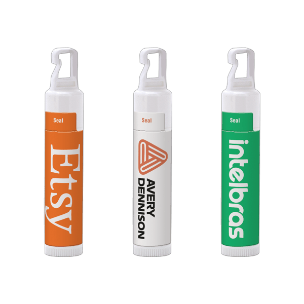 SPF 15 Lip Balm in White Tube with Hook Cap