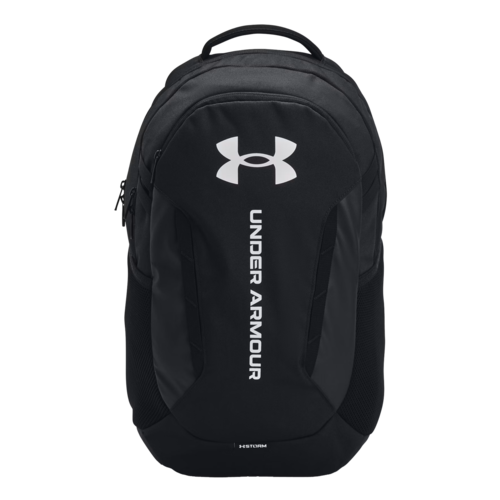 Under Armour Hustle 6.0 Backpack - Black/Black/White 3