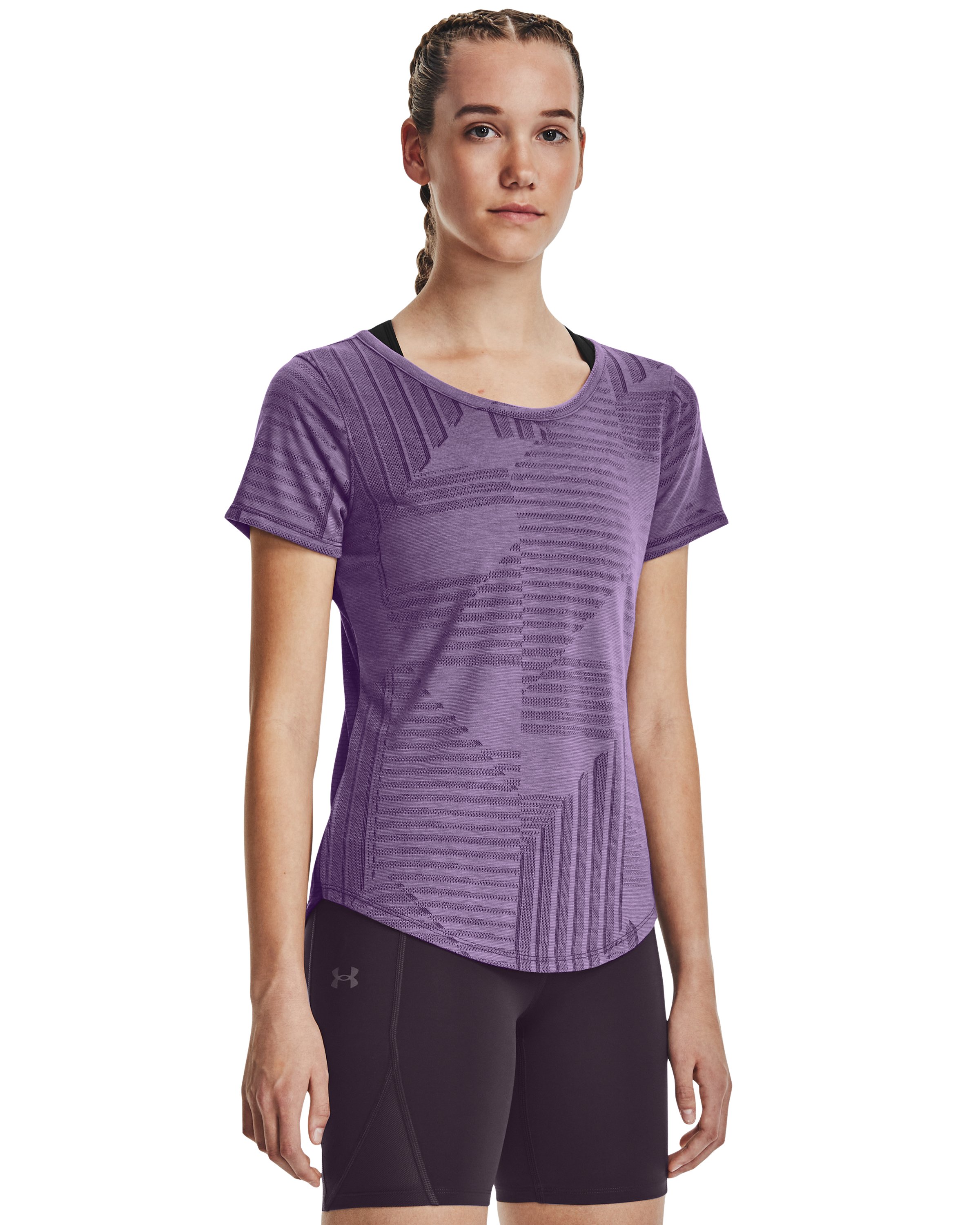 Women's UA Streaker Deco Diamond Short Sleeve 9