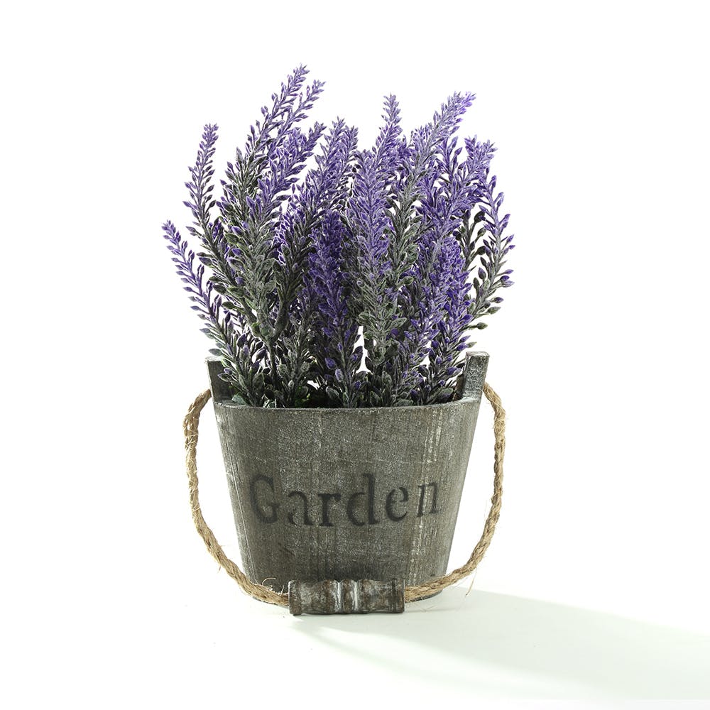 Vintage Bouquet of Artificial Lavender Flowers 3