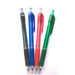 Plastic Pen With Rubber Grip
