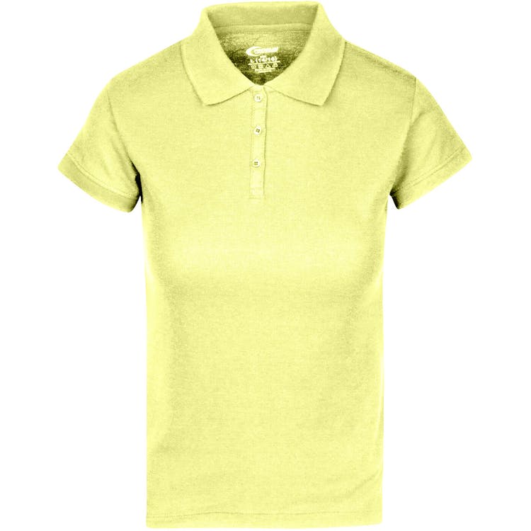 Juniors' Polo Uniform Shirts - Yellow Size 2XL 3