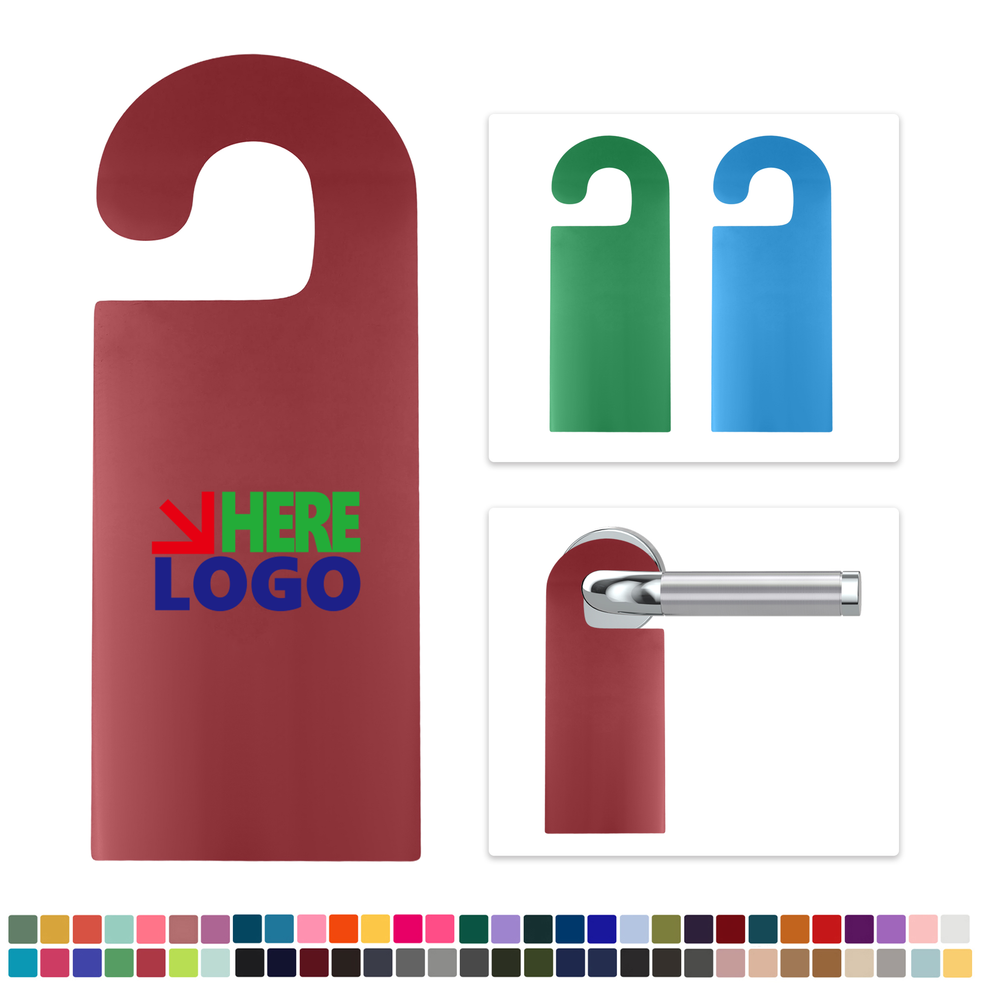 PVC Full-Color Door Hanger Sign Nameplates