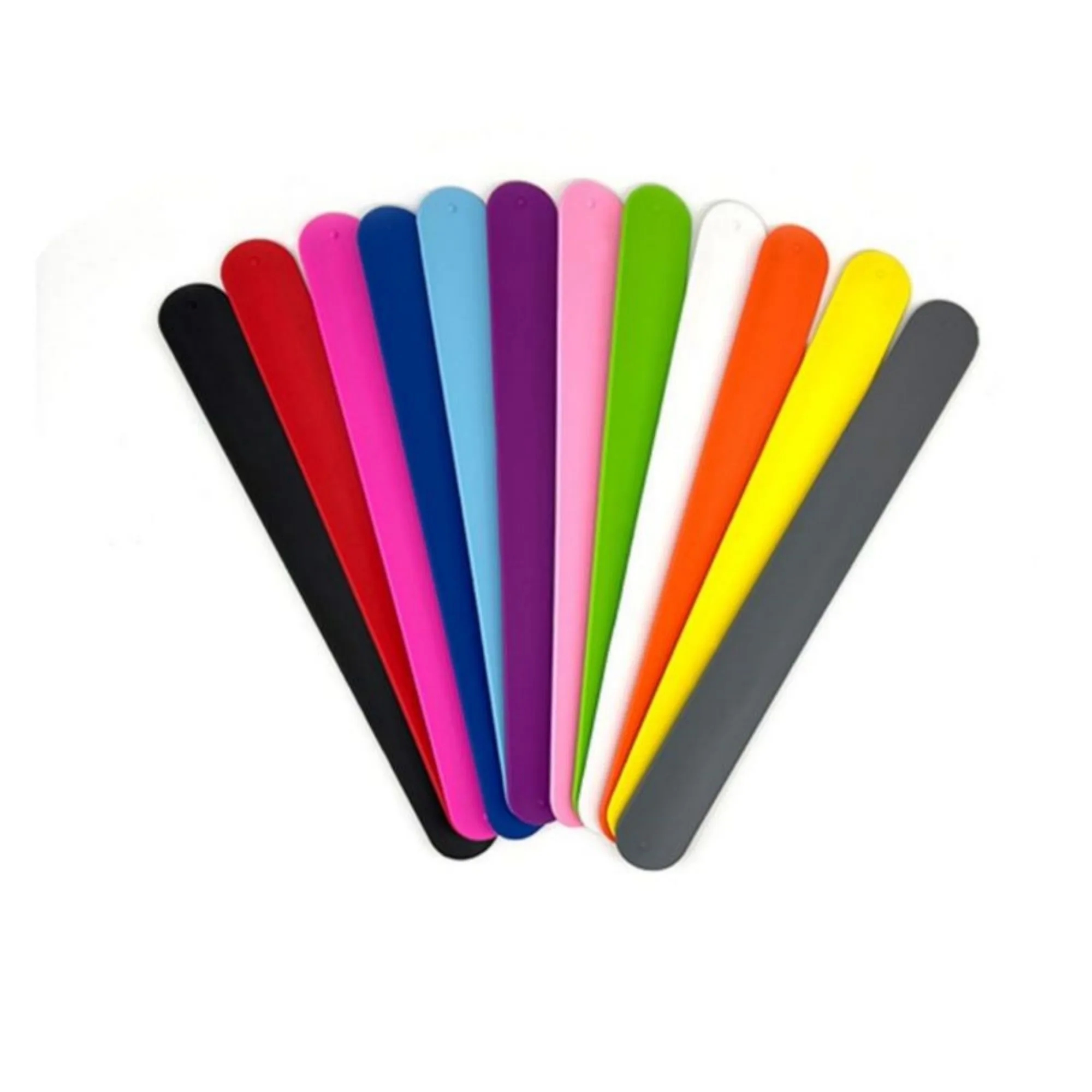 Colorful Silicone Slap Bracelet 13