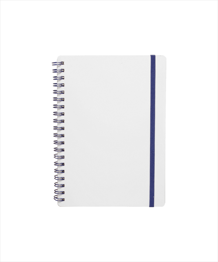 Frosted Eco Spiral Notebook Jotter, Full Color 8