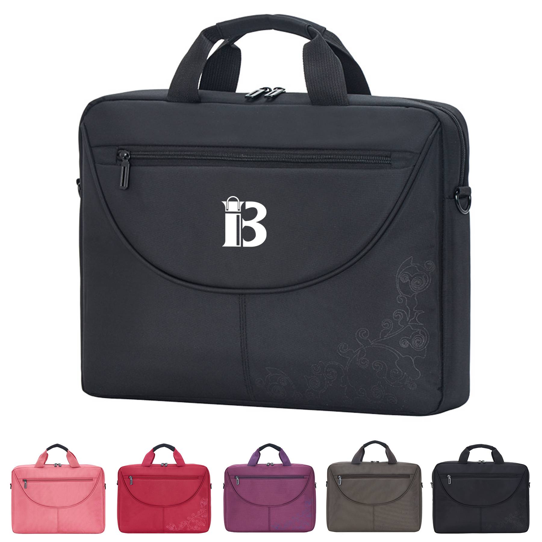 Nylon Lightweight Classic Briefcase Laptop Bag