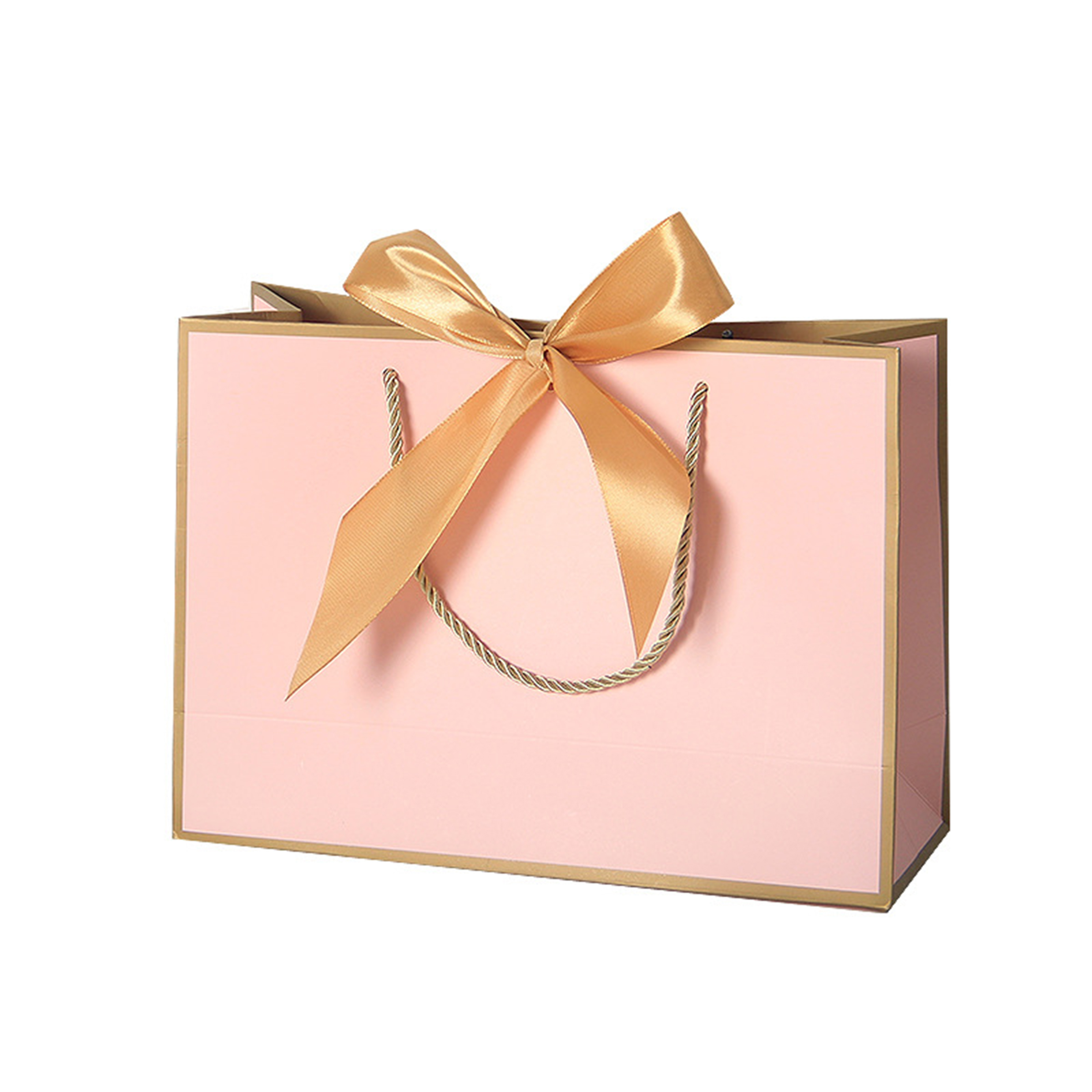 Paper Customizable Gift Bag With Bow Tie 21