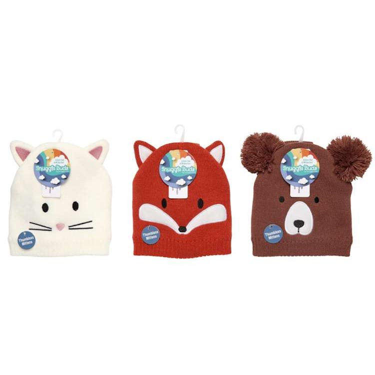 Unisex Infant Hat and Mitten Sets 3