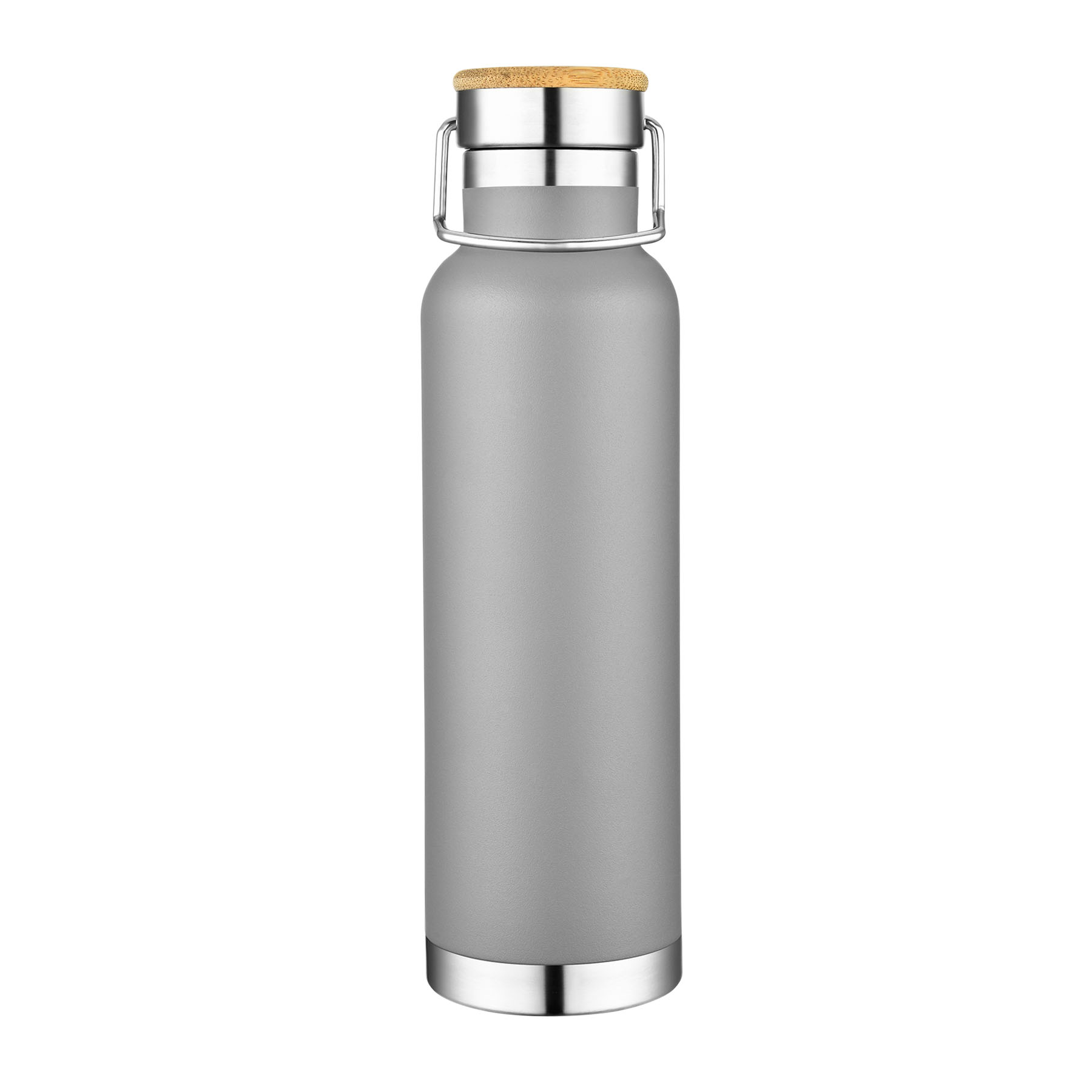 20oz. Double Wall SS Vacuum Tumbler with bamboo lid 21