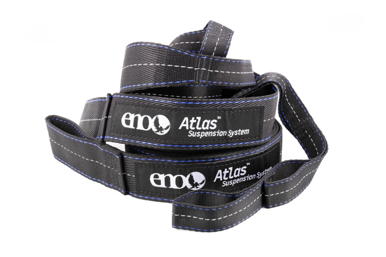 ENO Atlas Hammock Straps - Black/Royal 4