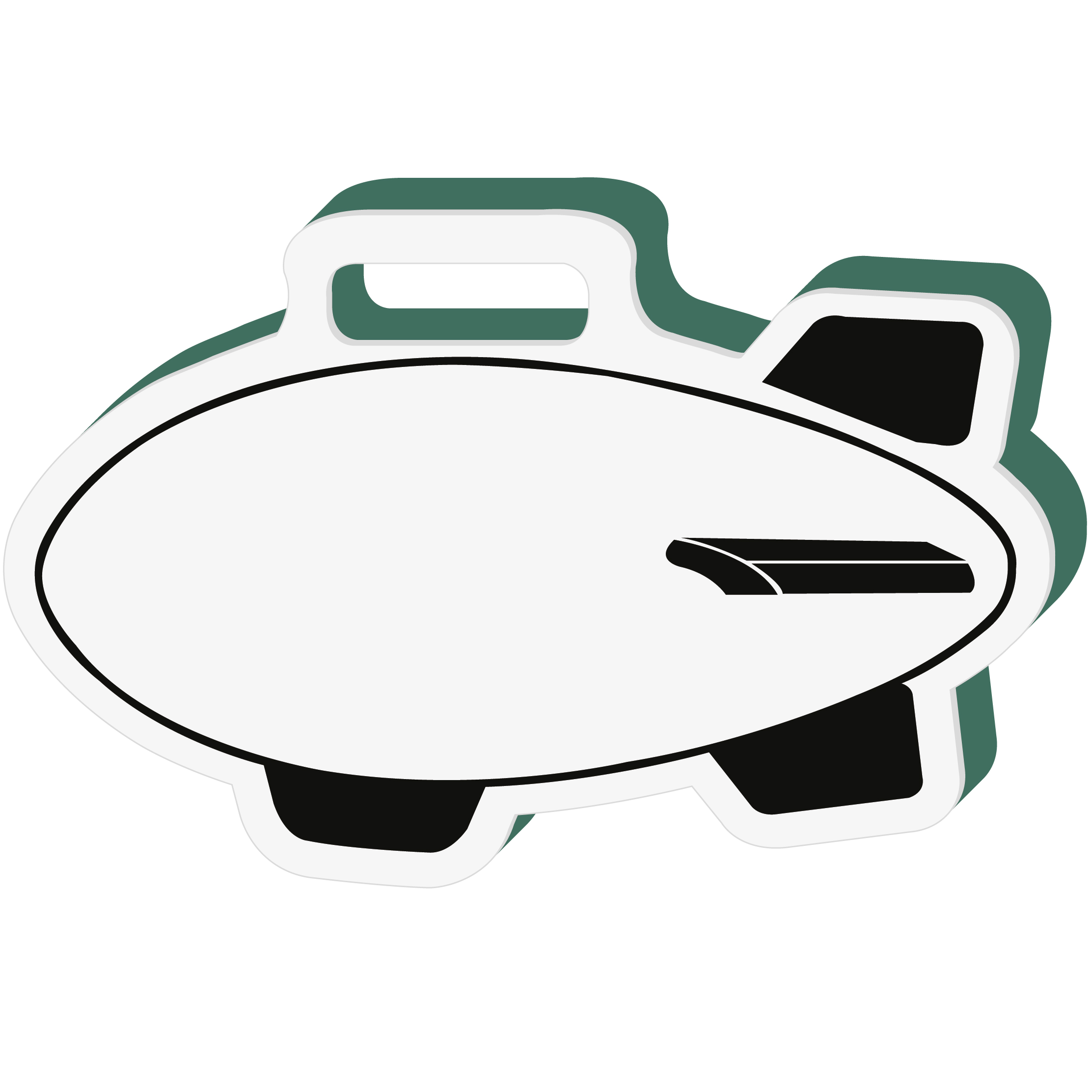 Dirigible Airship Sandwich Cushion 55