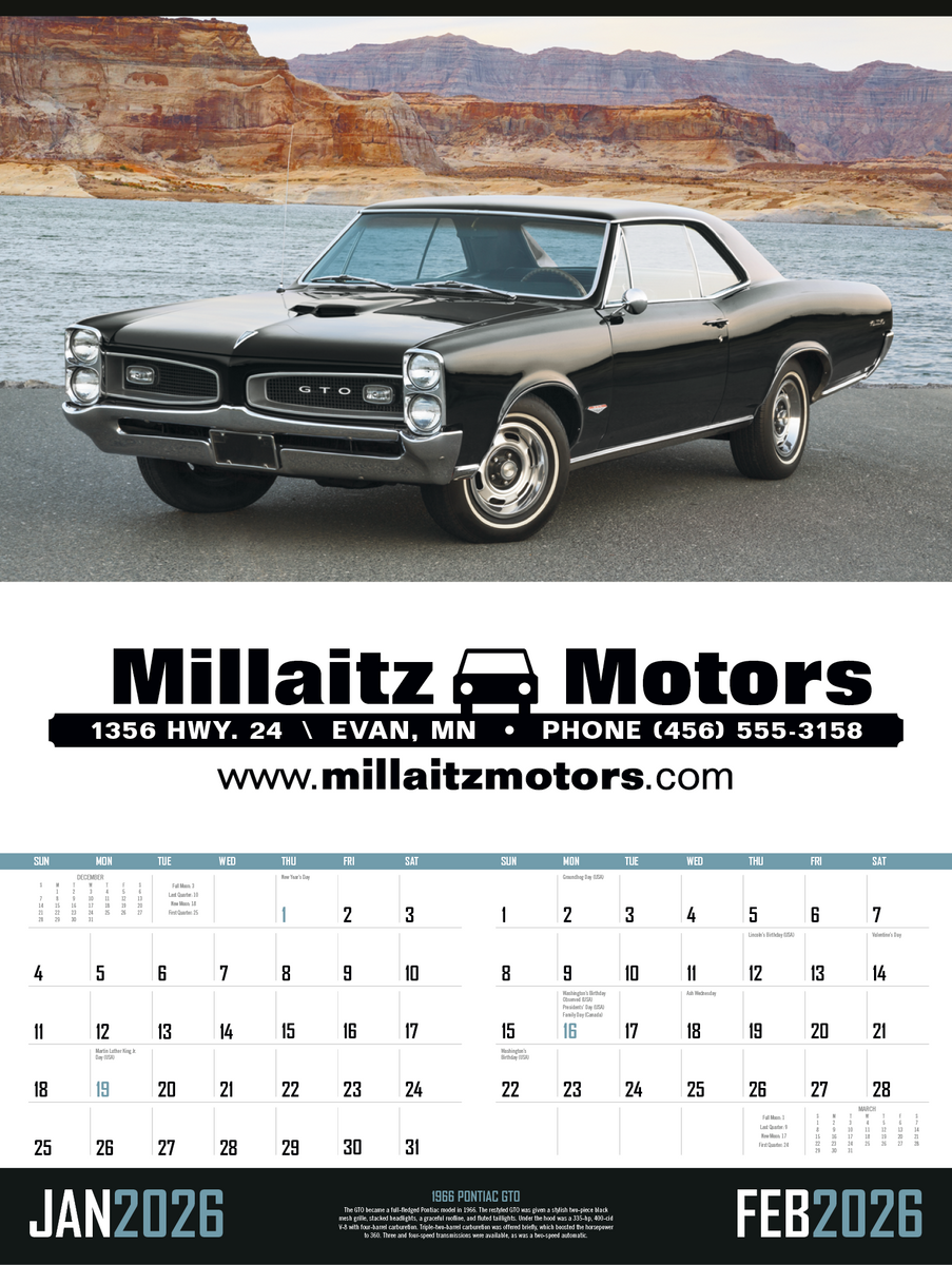 デパート 送料無料 Calendar Cars Muscle Calendars Triumph - Bizpen | 3205 カレンダー・スケジュール