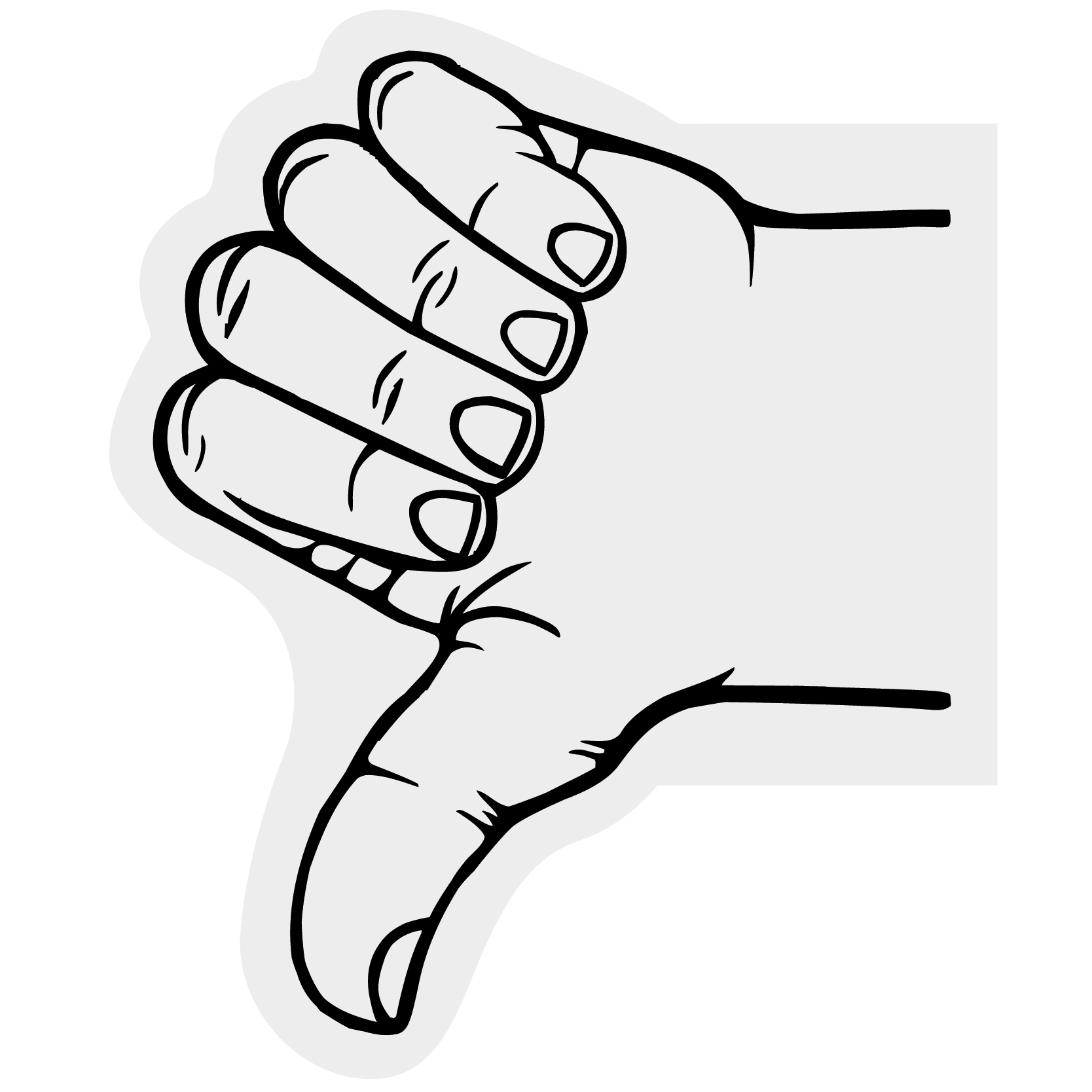 Thumb Foam Hand Mitt 81