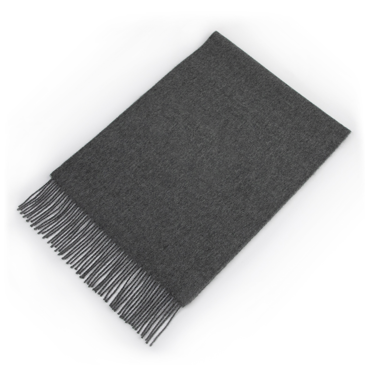 Dark Grey Cashmere Throw Blanket 100CTB-5060 Charcoal Grey