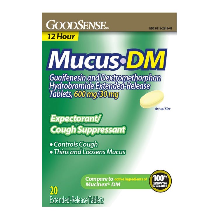 GoodSense Mucus DM Tablets - 20 Count 3