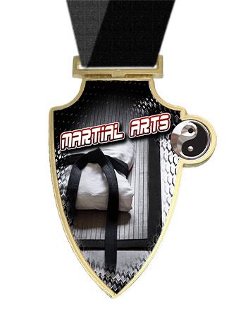 Medallion: 3" Shield Martial Arts Night Series