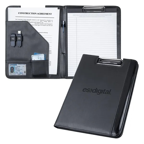 Eras Clipboard Padfolio Simulated Leather for conference campaigns
