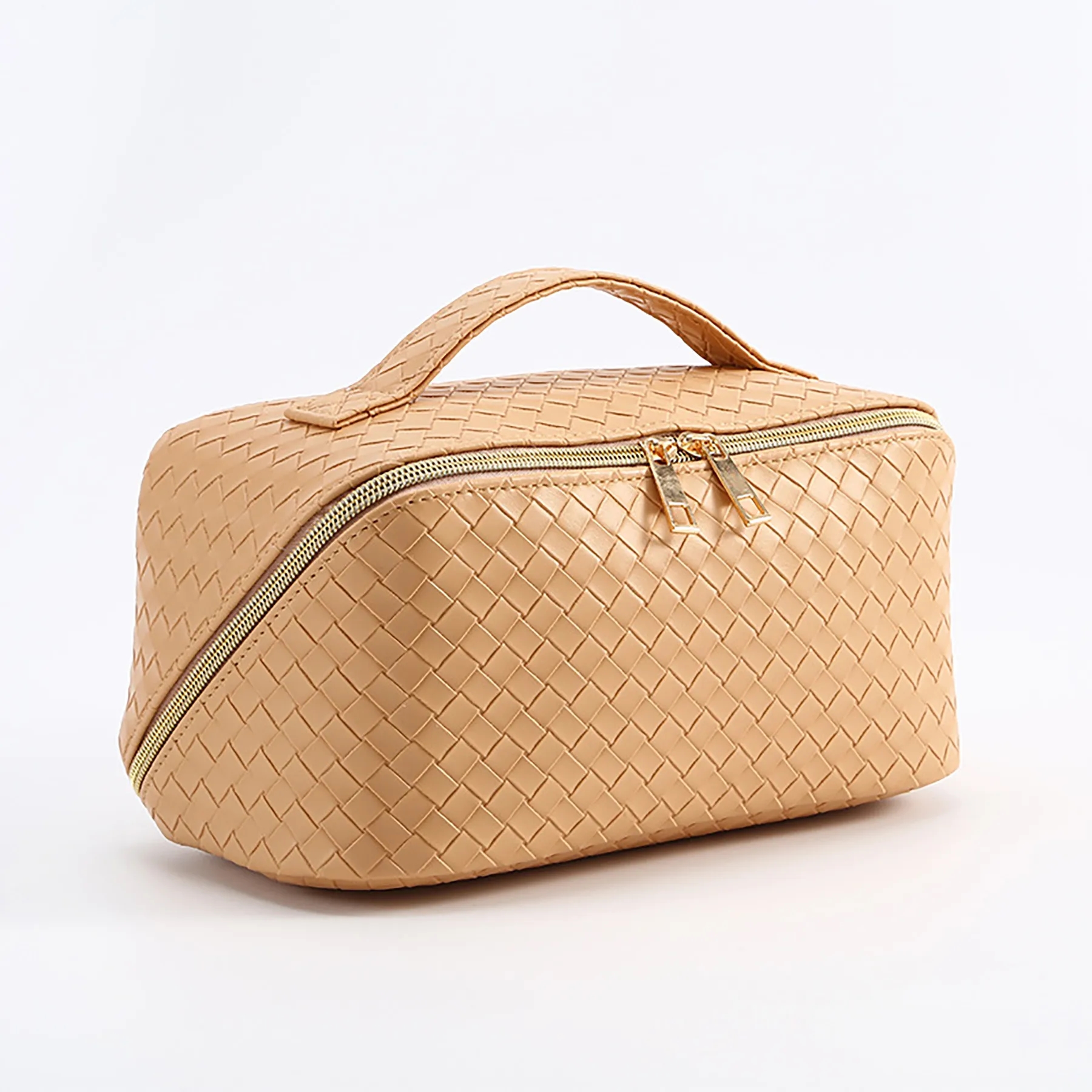 Large Capacity Leather Waterproof Makeup Bag 21