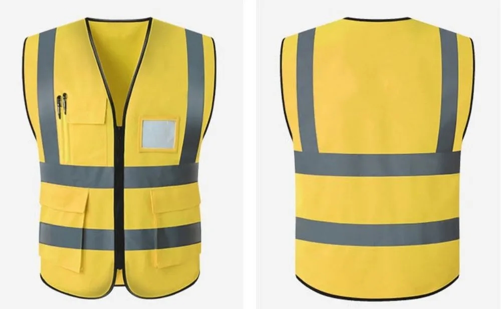 REFLECTIVE SAFETY VEST W/POCKETS 3