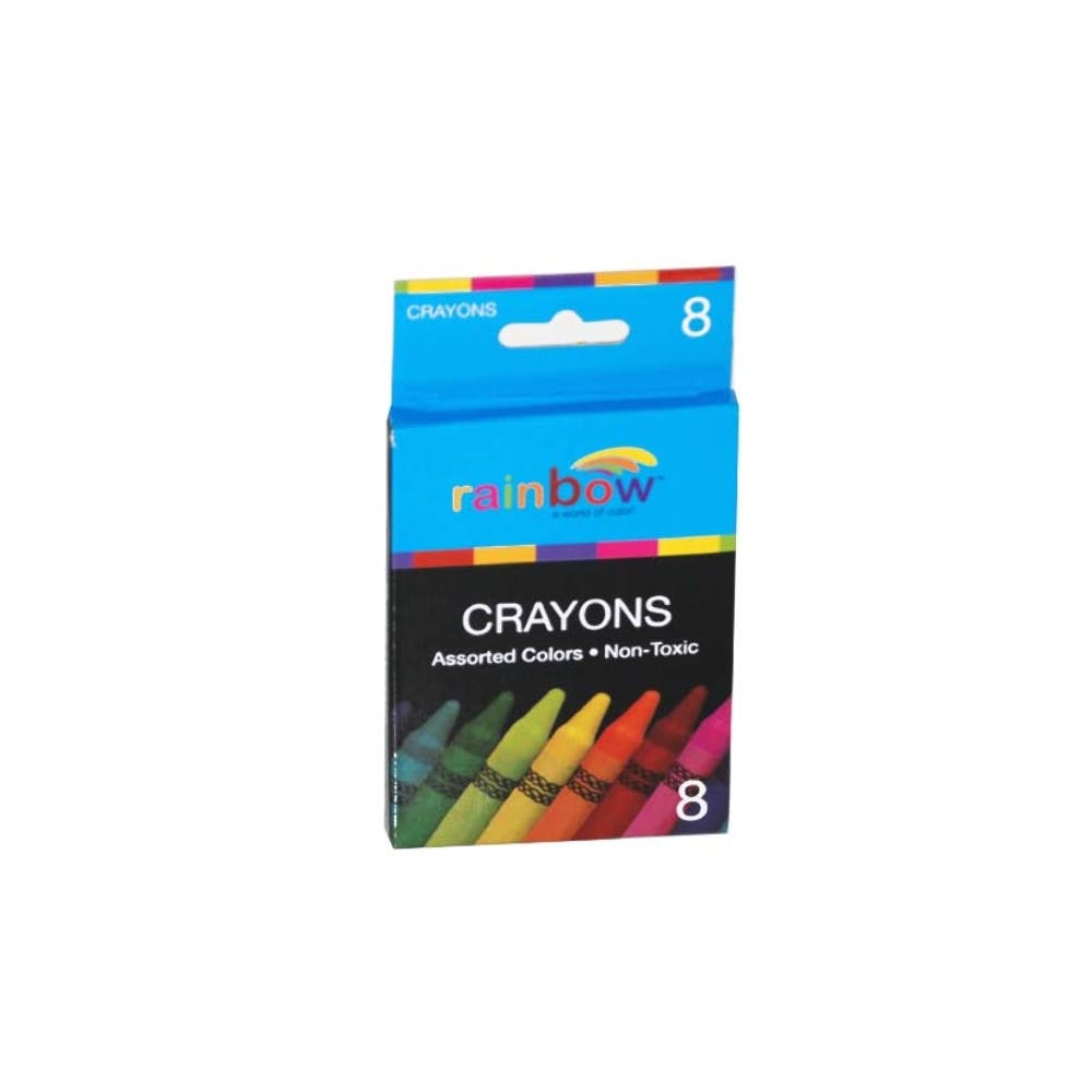Crayons - 8 Count Assorted 3