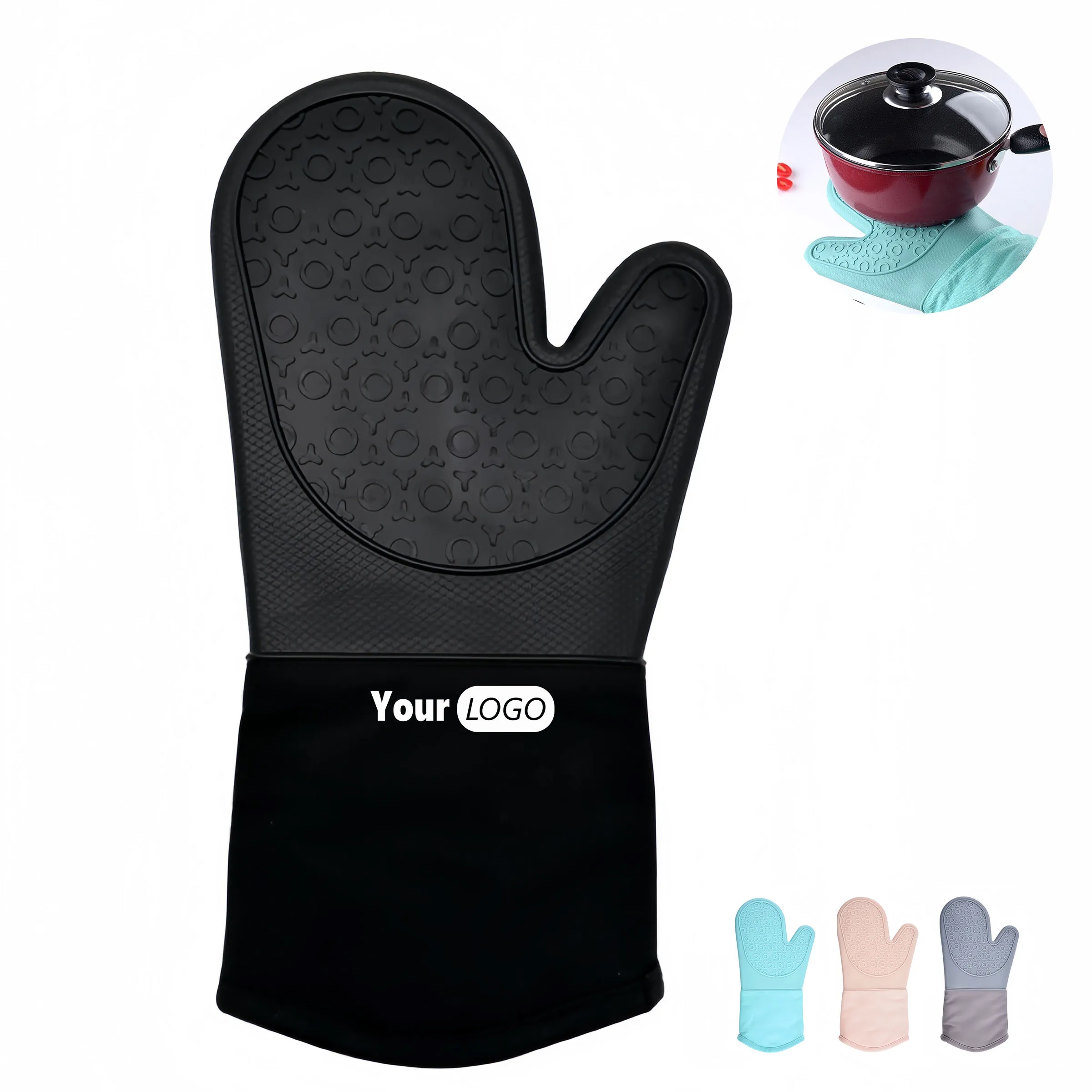 Silicone And Cotton Thick Gloves Magnifying 8
